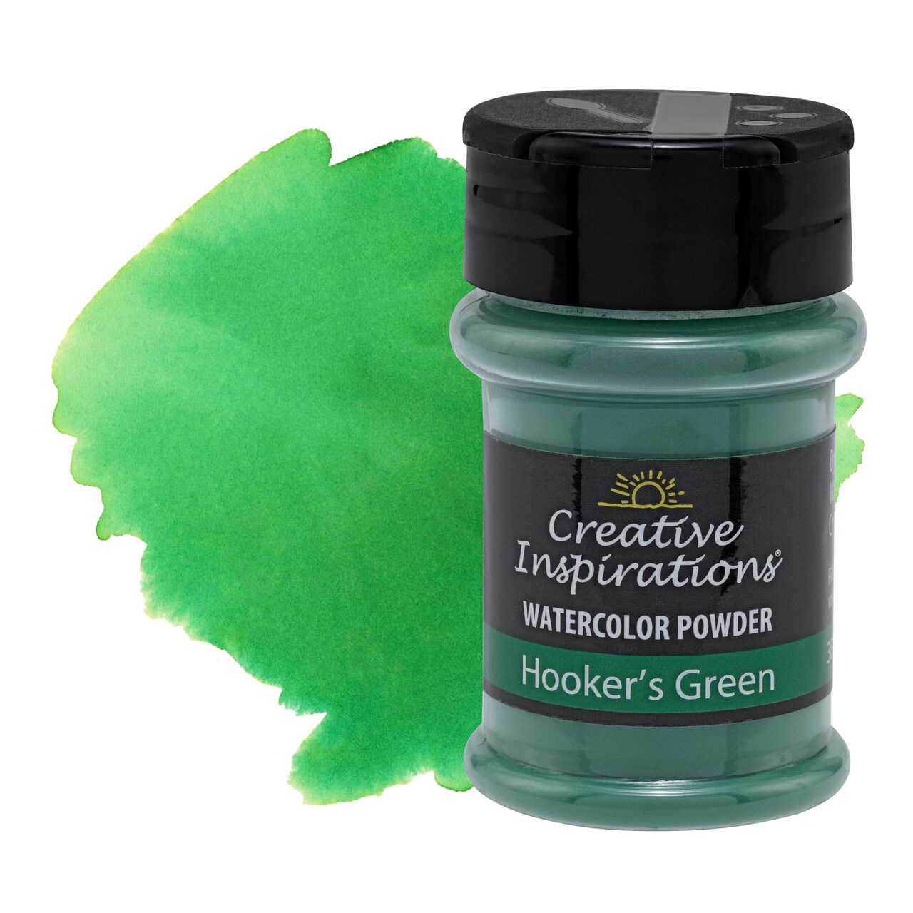 Creative Inspirations Powder Watercolor Paint - 38g Shaker Bottles - Dye-Based Water-Soluble Crystalline Pigments - Non-Toxic, Perfect for Abstract and Spontaneous Effects
